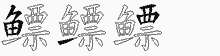鳔字拆解