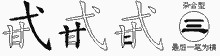 甙字拆解