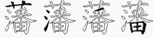 藩字拆解