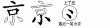 京字拆解