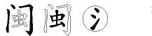 闽字拆解