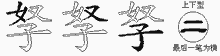 孥字拆解