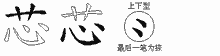 芯字拆解