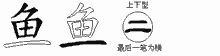 鱼字拆解