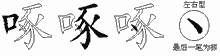 啄字拆解