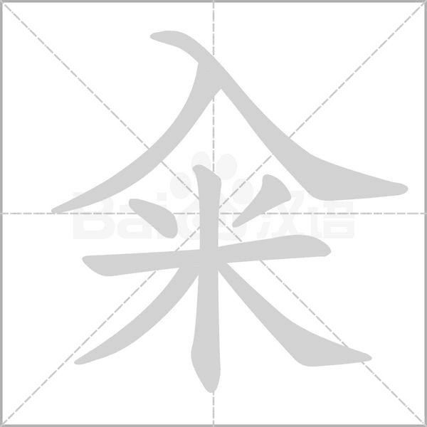 籴字
