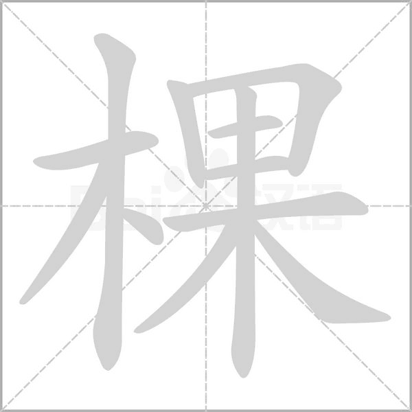 棵字