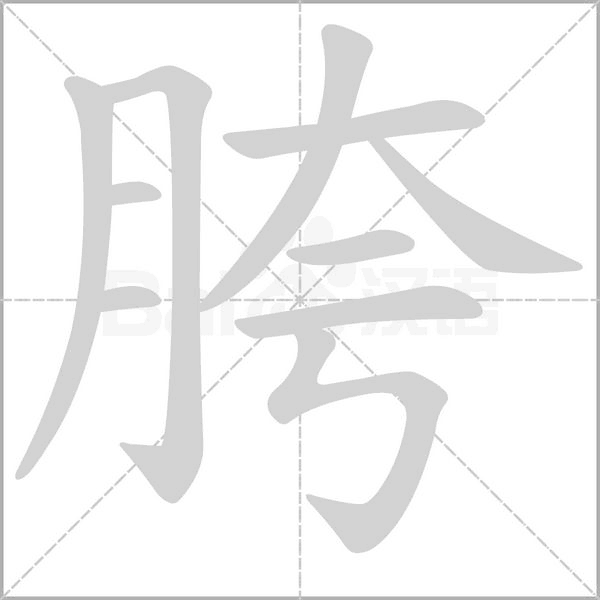 胯字
