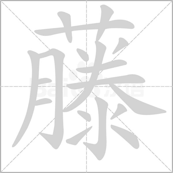 藤字