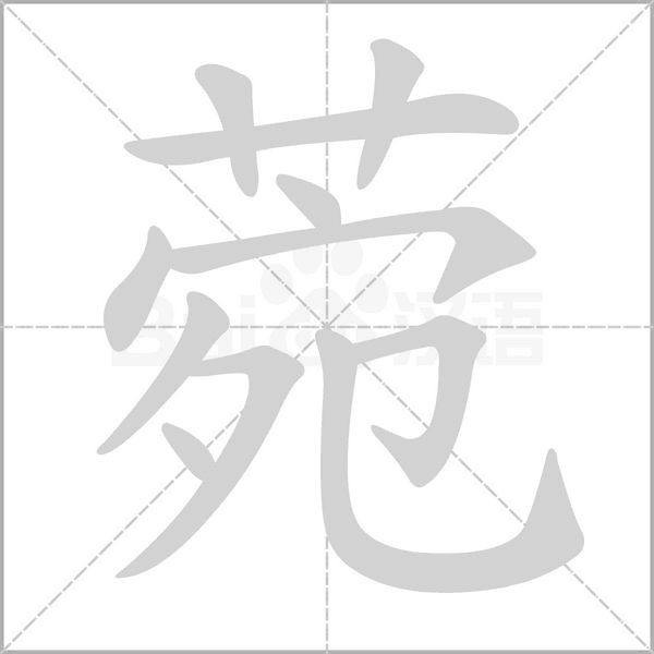 菀字