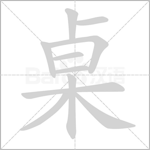 桌字